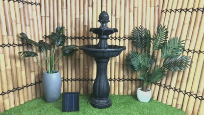 Utopia - Solar 3 Tier Bird Bath Water Fountain