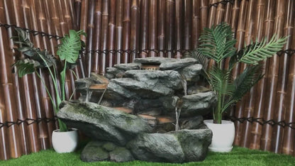 Glade - Rock LED Light Cascading Water Feature