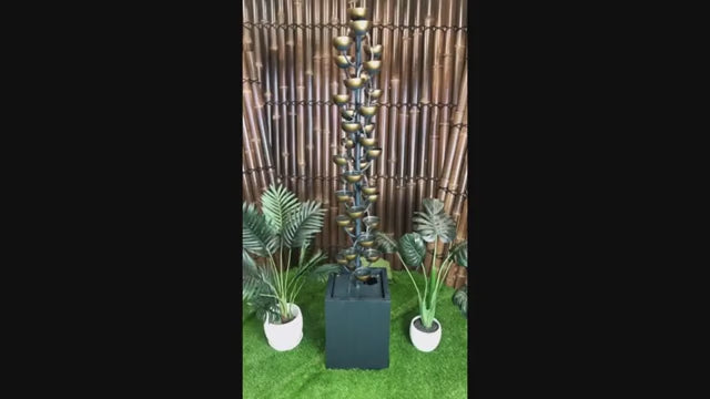 LuxFlow - Cascading Waterfall Bowls Water Feature