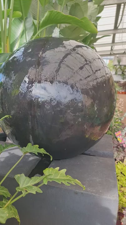 Repose - Modern Sphere Ball Sandstone Water Feature 100cm