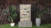 Sereno - Modern Waterfall Wall Water Feature Fountain 107cm