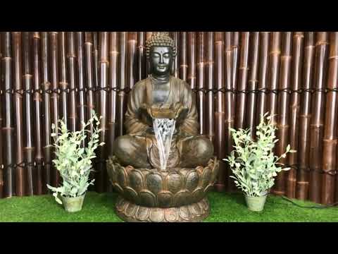 Samsara - Large Buddha LED Light Bowl Water Feature