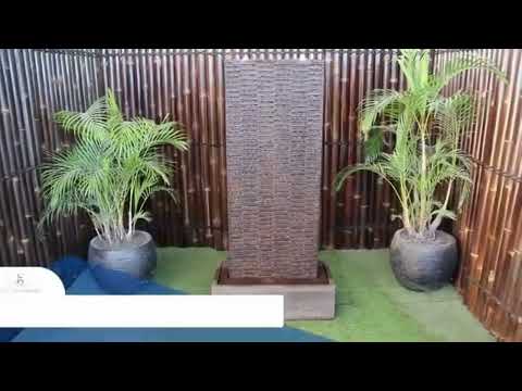 Sawah - Balinese Concrete Wall Water Feature