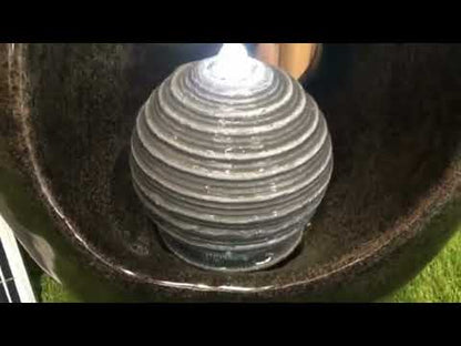 AquaEra - Solar Sphere Ball Abstract LED Light Water Feature