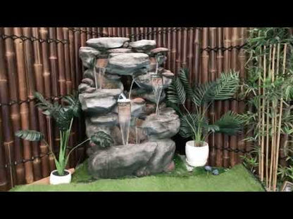 Zephyr - Large Outdoor Rock LED Light Water Feature