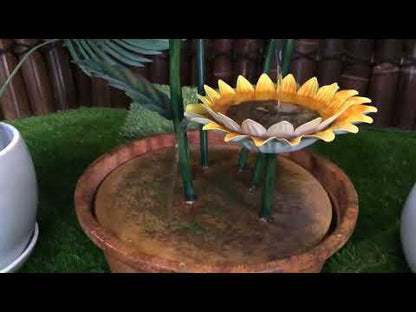 Murmur - Cascading Sunflowers Waterfall Water Feature