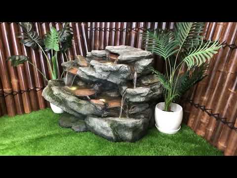 Glade - Rock LED Light Cascading Water Feature