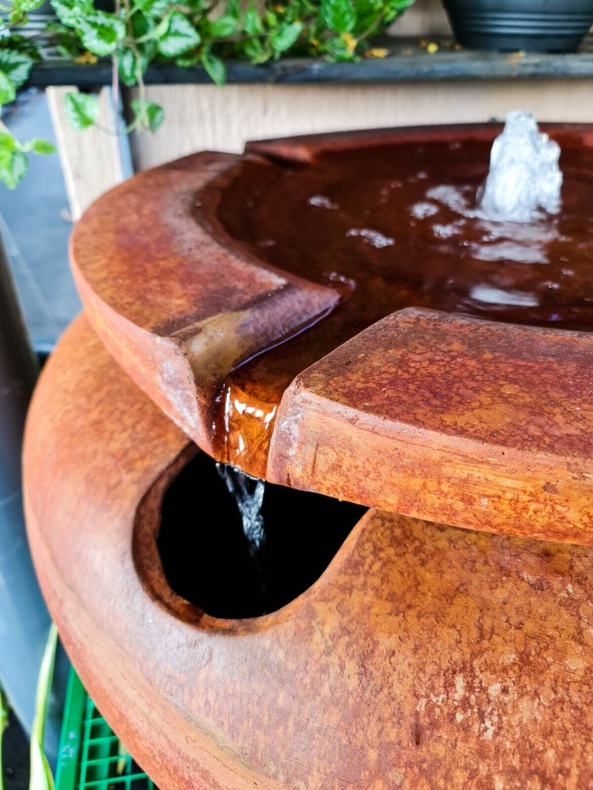 Fluidity - Glass Garden Water Feature