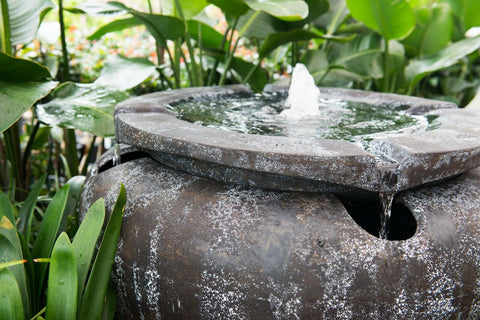 Fluidity - Glass Garden Water Feature