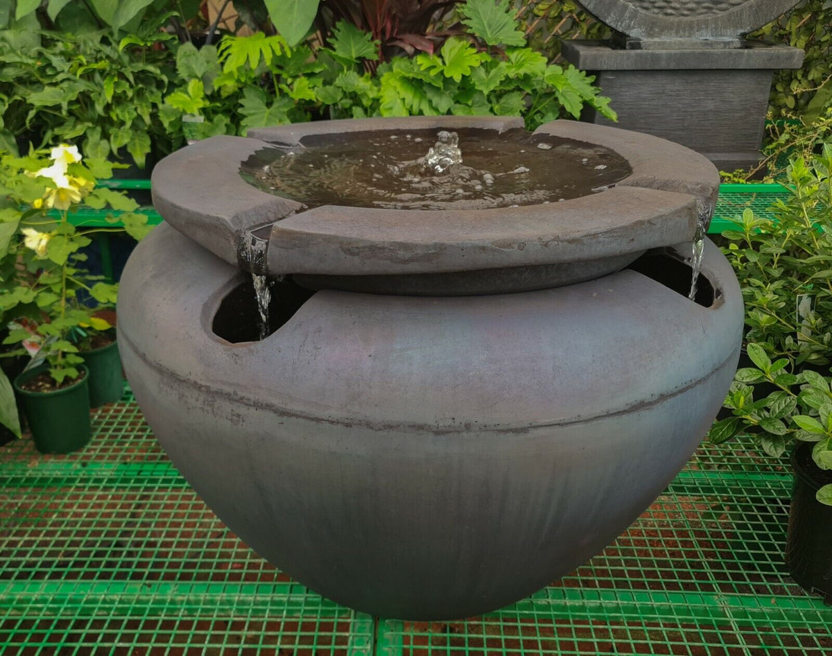 Fluidity - Glass Garden Water Feature