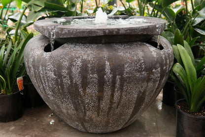 Fluidity - Modern Bubbling Bowl Water Feature