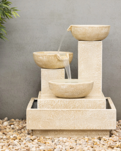 "Horizon"- Multi-Level Garden Water Fountain