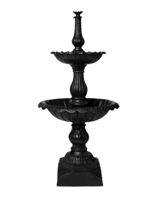 "Riffles"- 2 Tier Cast Iron Garden Water Feature