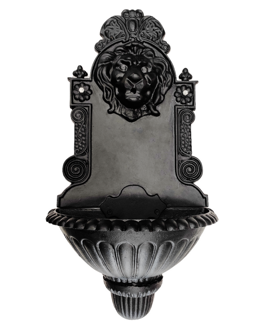 Jungle's Jewel - Lion Cast Iron Wall Water Fountain