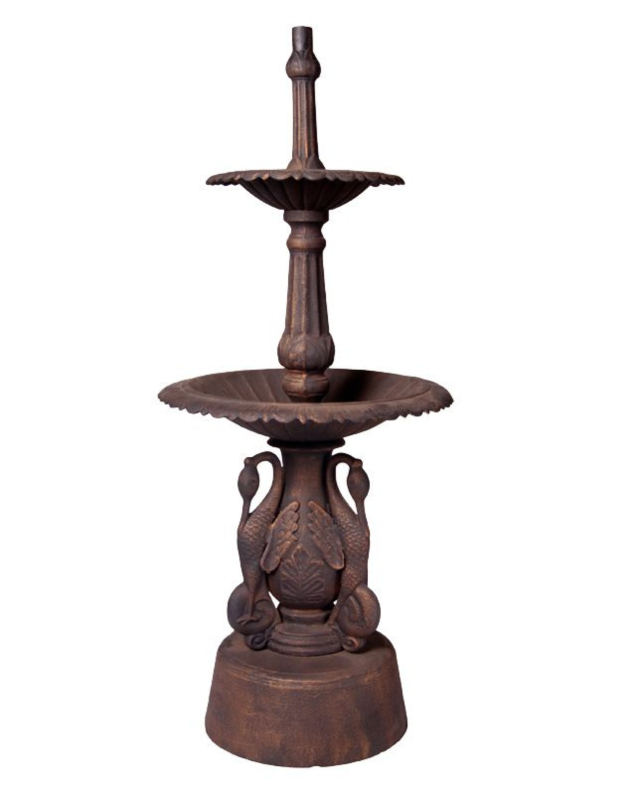 "Moonlit"- 2 Tier Cast Iron Water Feature