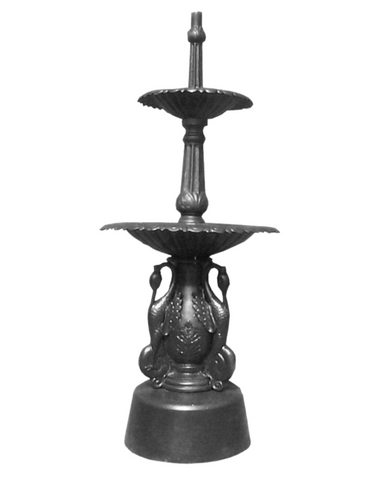 "Moonlit"- 2 Tier Cast Iron Water Feature