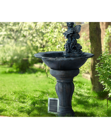 "Zenith"- Cascading LED Solar Garden Water Fountain