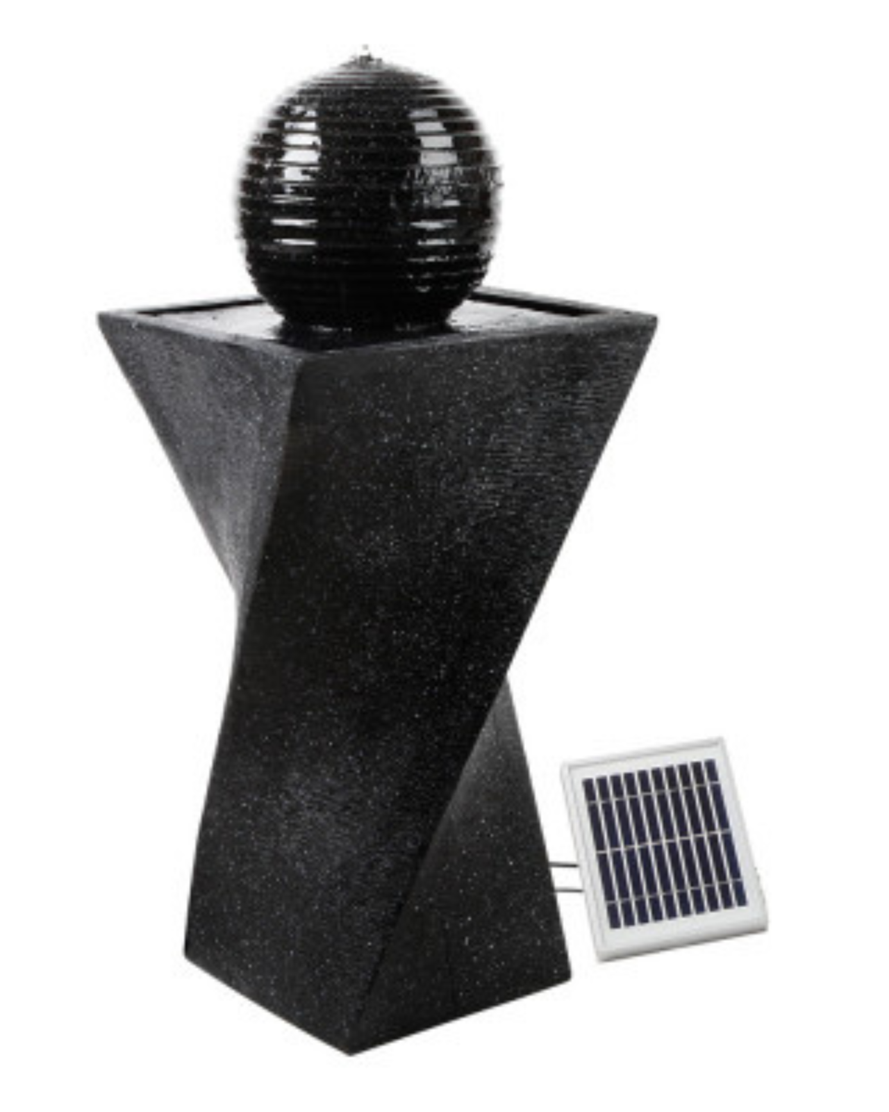 "Basin"- Twist style LED Solar Water Feature