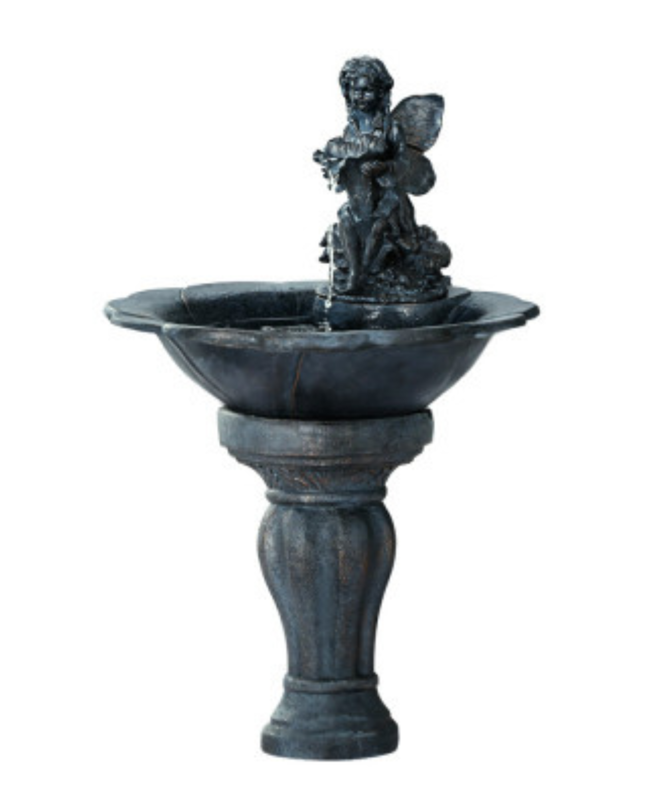 "Zenith"- Cascading LED Solar Garden Water Fountain