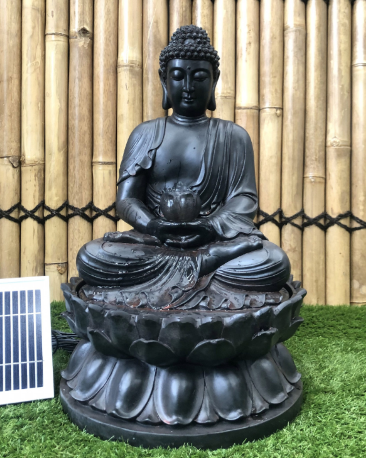 Buddha's Bliss - Solar Garden Water Fountain