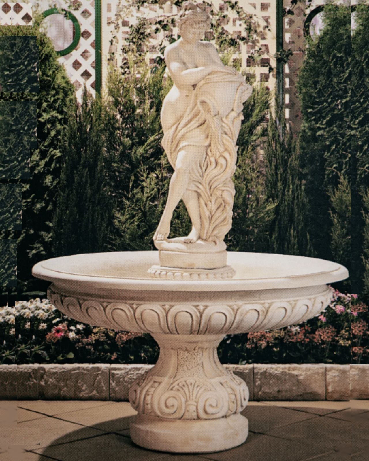 Amalfi fountain on display in our Sydney warehouse.