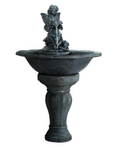 "Zenith"- Cascading LED Solar Garden Water Fountain