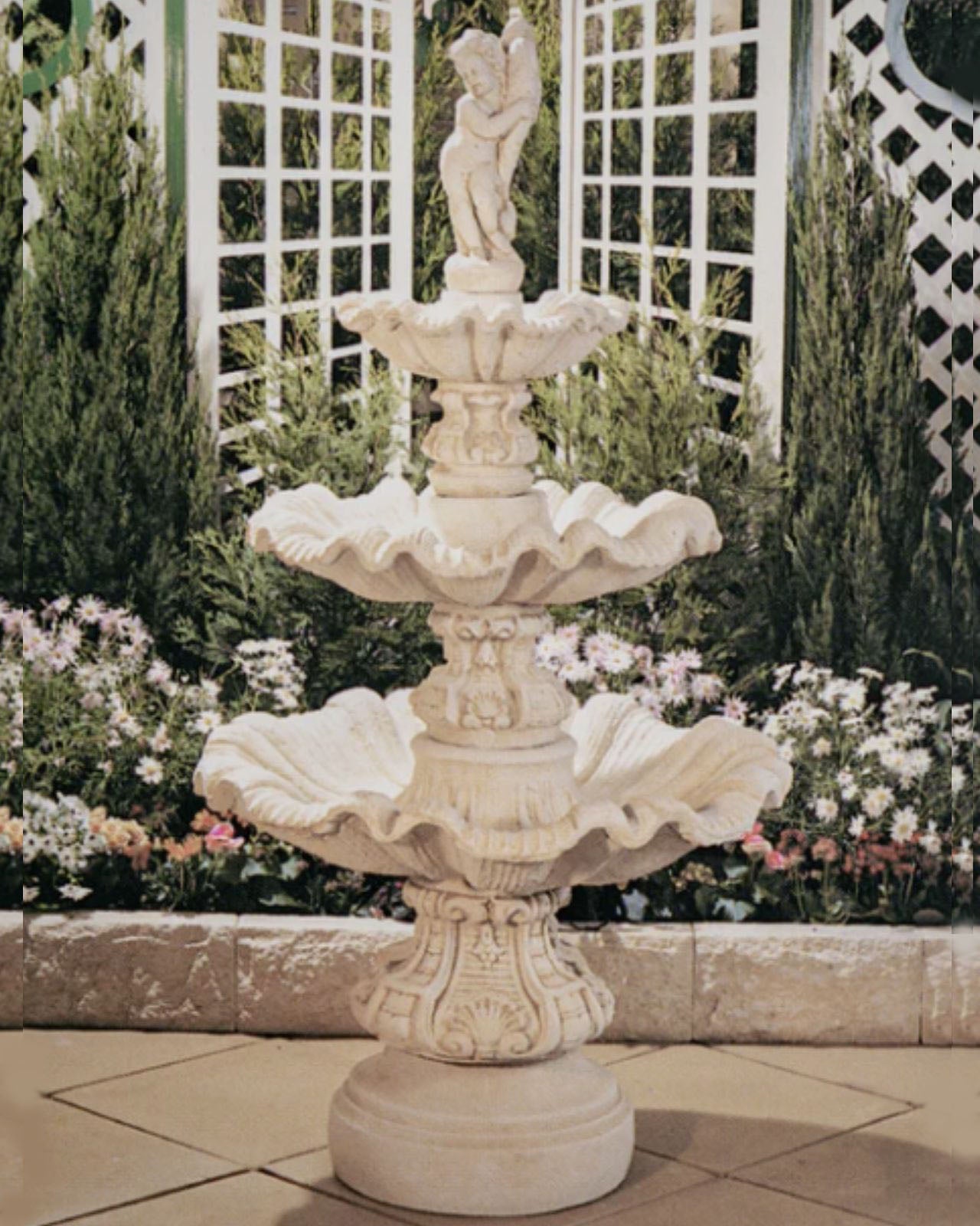 "Sicilia" fountain on display in our Sydney warehouse.