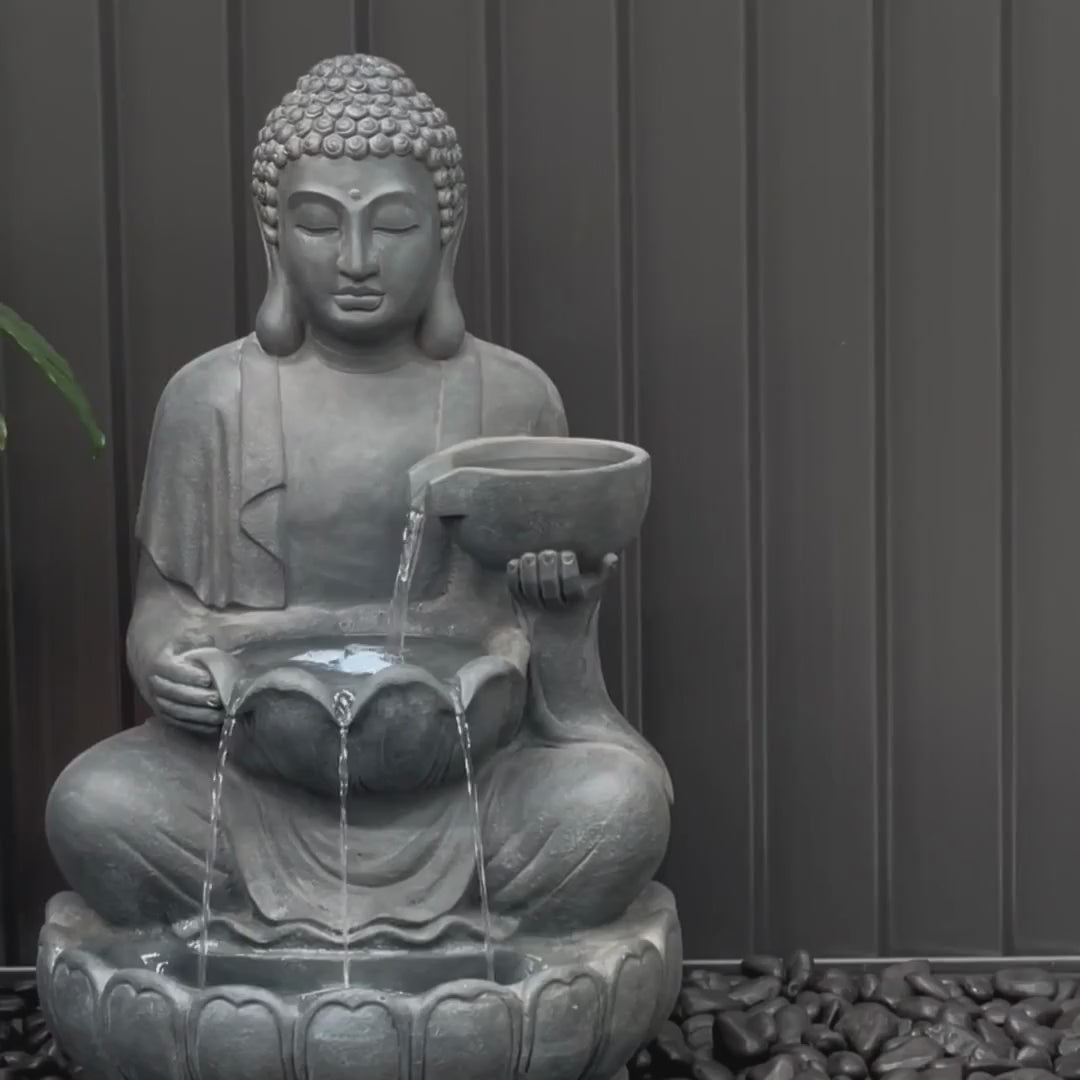 Video of the "Tranquility"- Buddha Garden Water Feature 